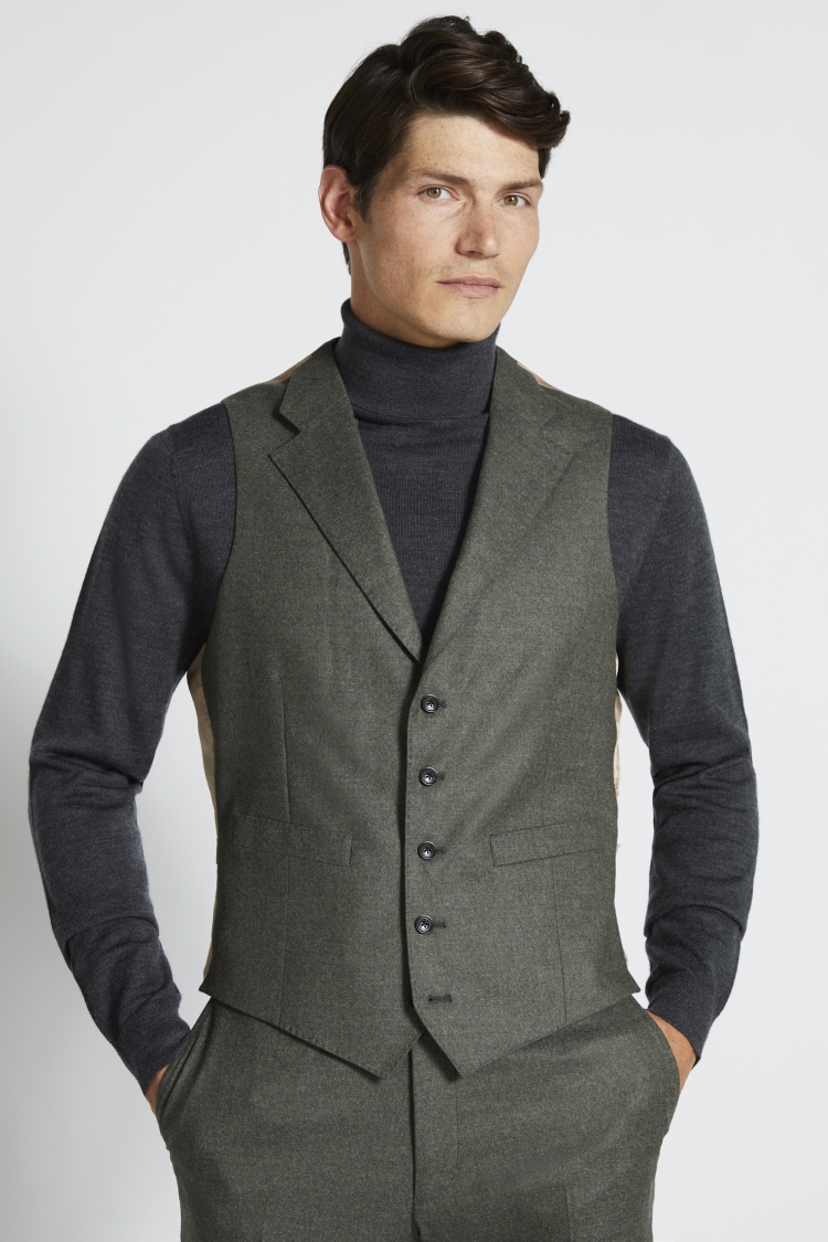 Italian Tailored Fit Green Jacket