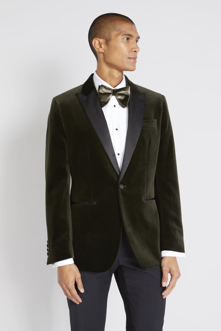 Velvet bow tie hot sale with tuxedo