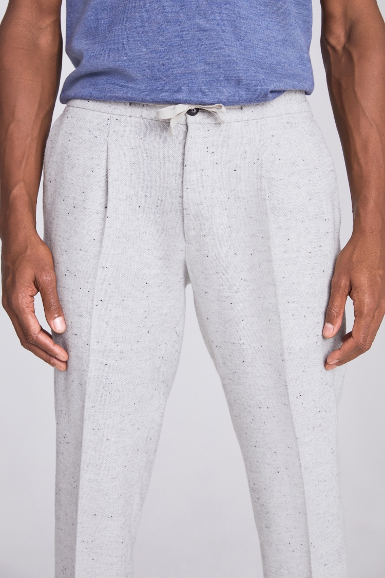 Light Grey Donegal Worker Joggers