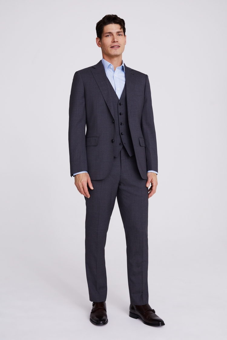 Italian Tailored Fit Grey Suit