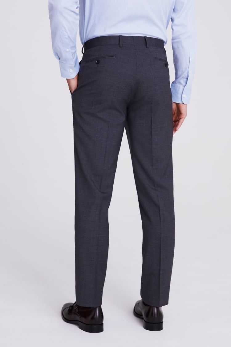 Italian Tailored Fit Grey Trousers