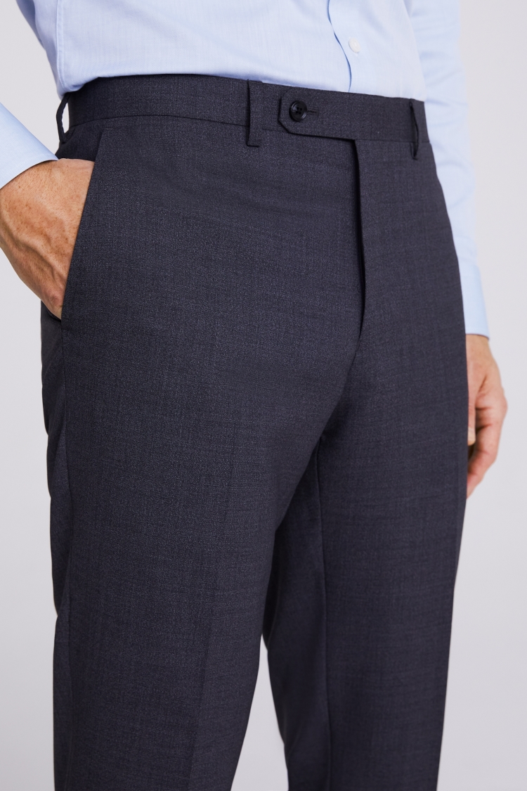Italian Tailored Fit Grey Trousers