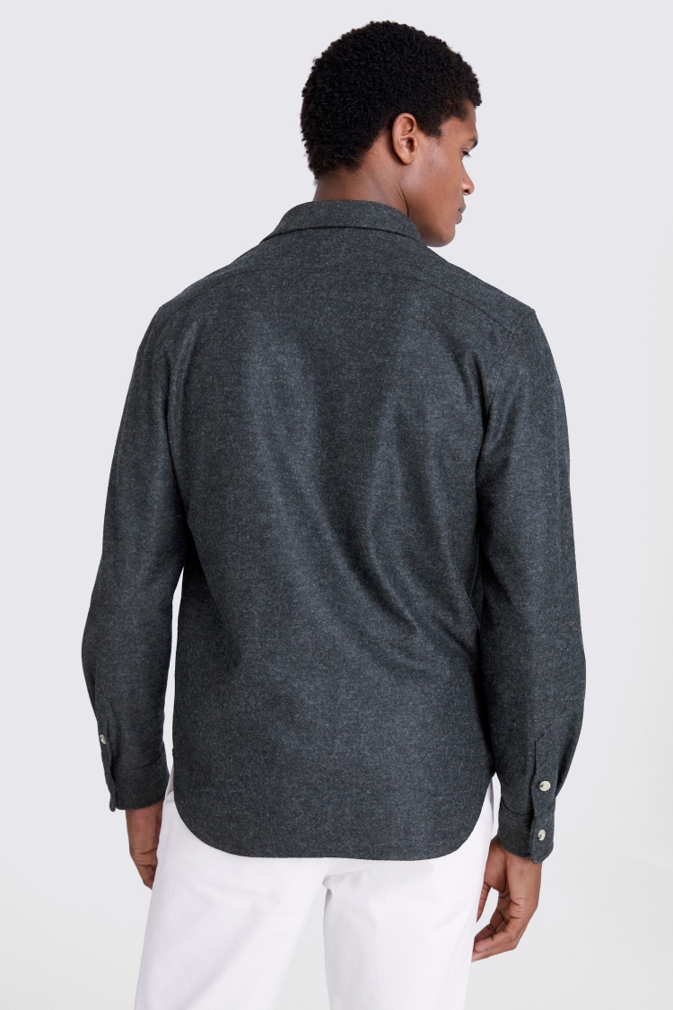 Charcoal Overshirt | Buy Online at Moss