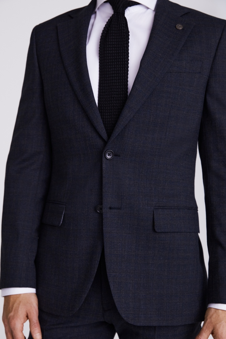 Ted Baker Tailored Fit Charcoal Check Jacket 