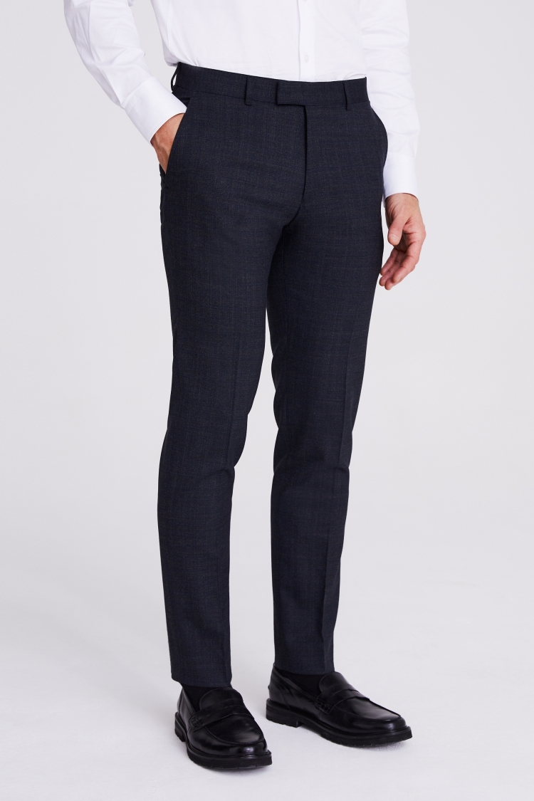 Ted Baker Tailored Fit Charcoal Check Suit