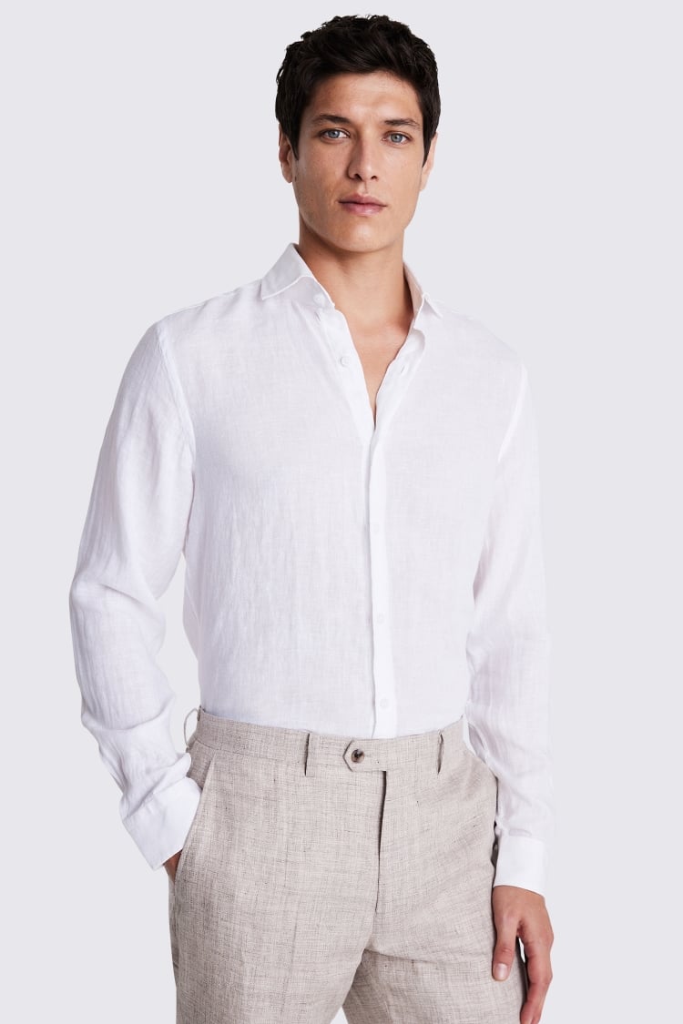 White Linen Shirt