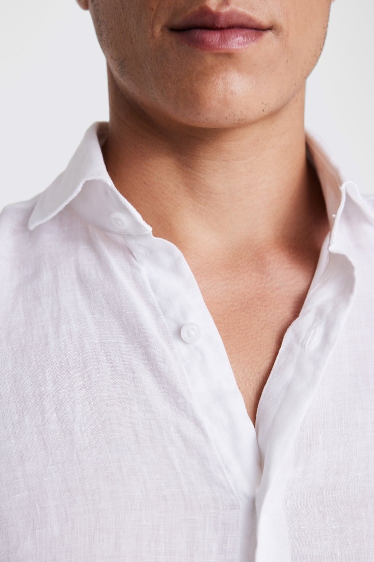 White Linen Shirt