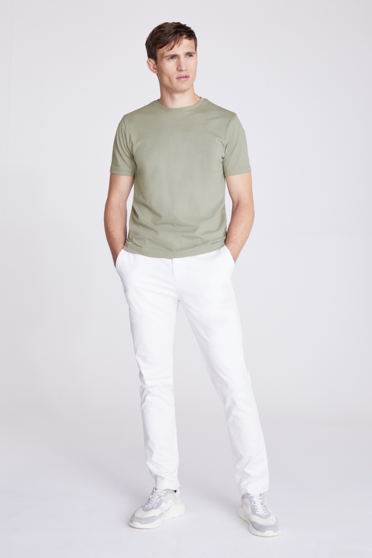 Sage Green Crew Neck T-Shirt