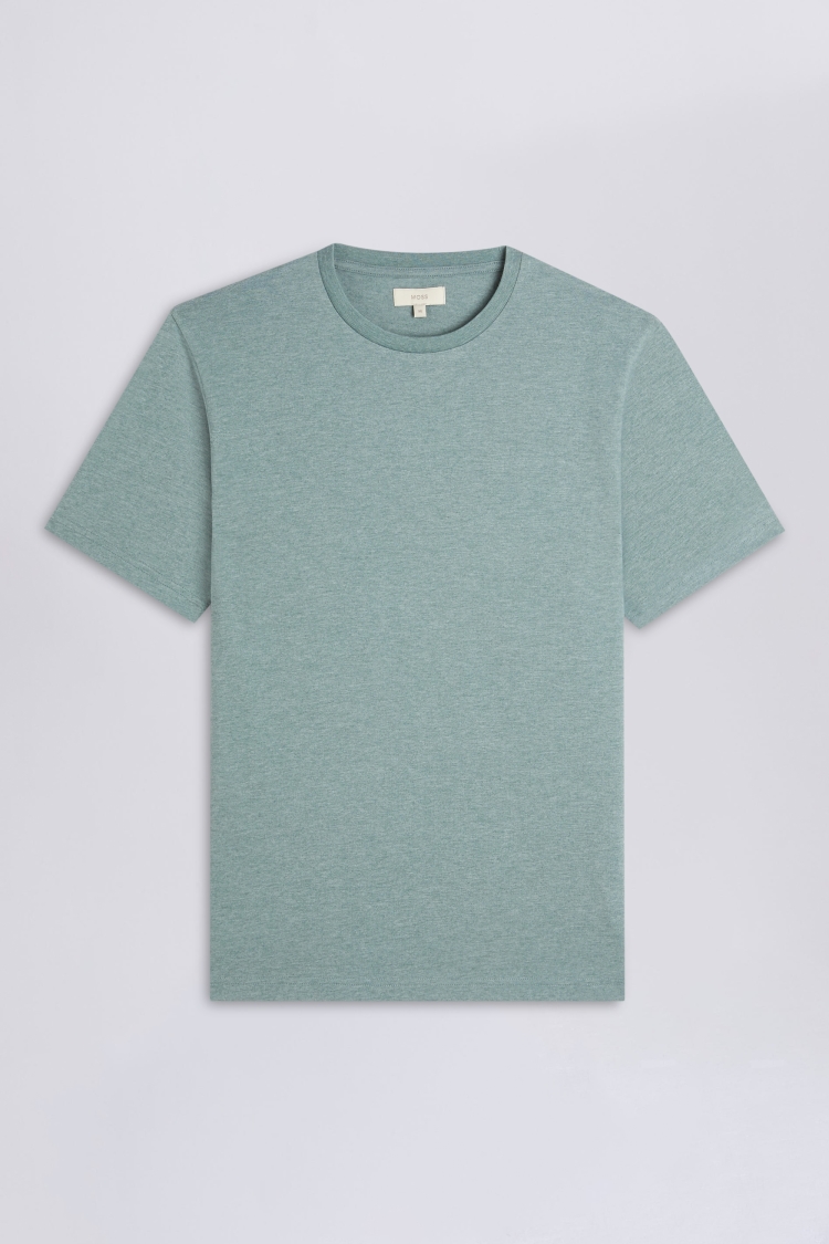 Green melange best sale t shirt