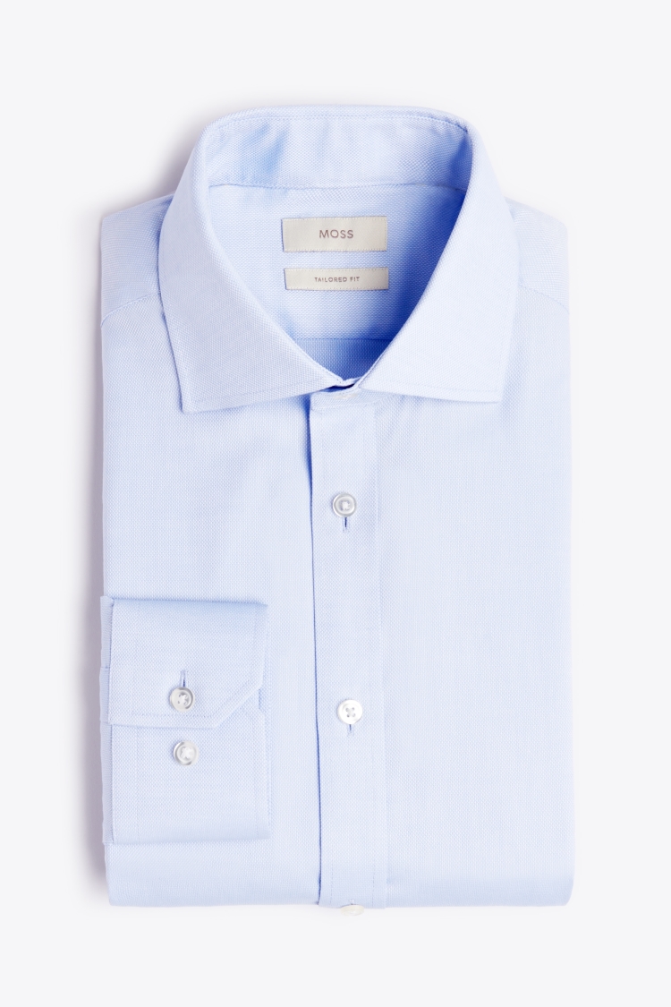 Tailored Fit Sky Dobby Stretch Shirt