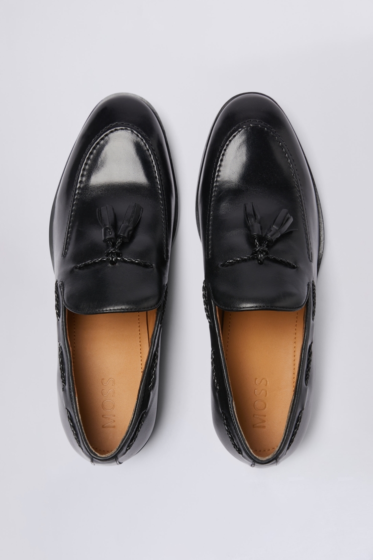 Highgate Black Tassel Loafers