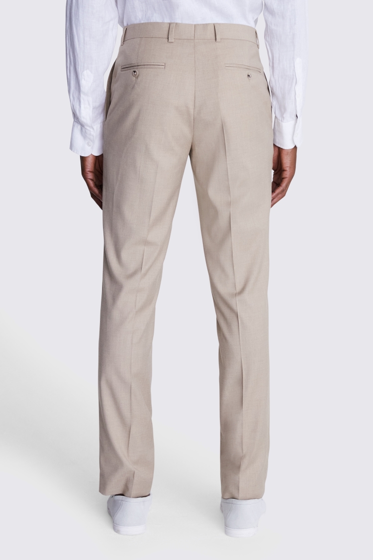 Tailored Fit Blonde Camel Trousers
