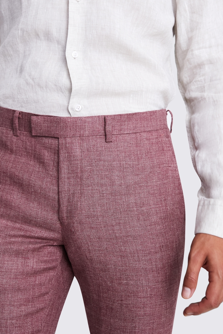 Slim Fit Quartz Linen Trousers 