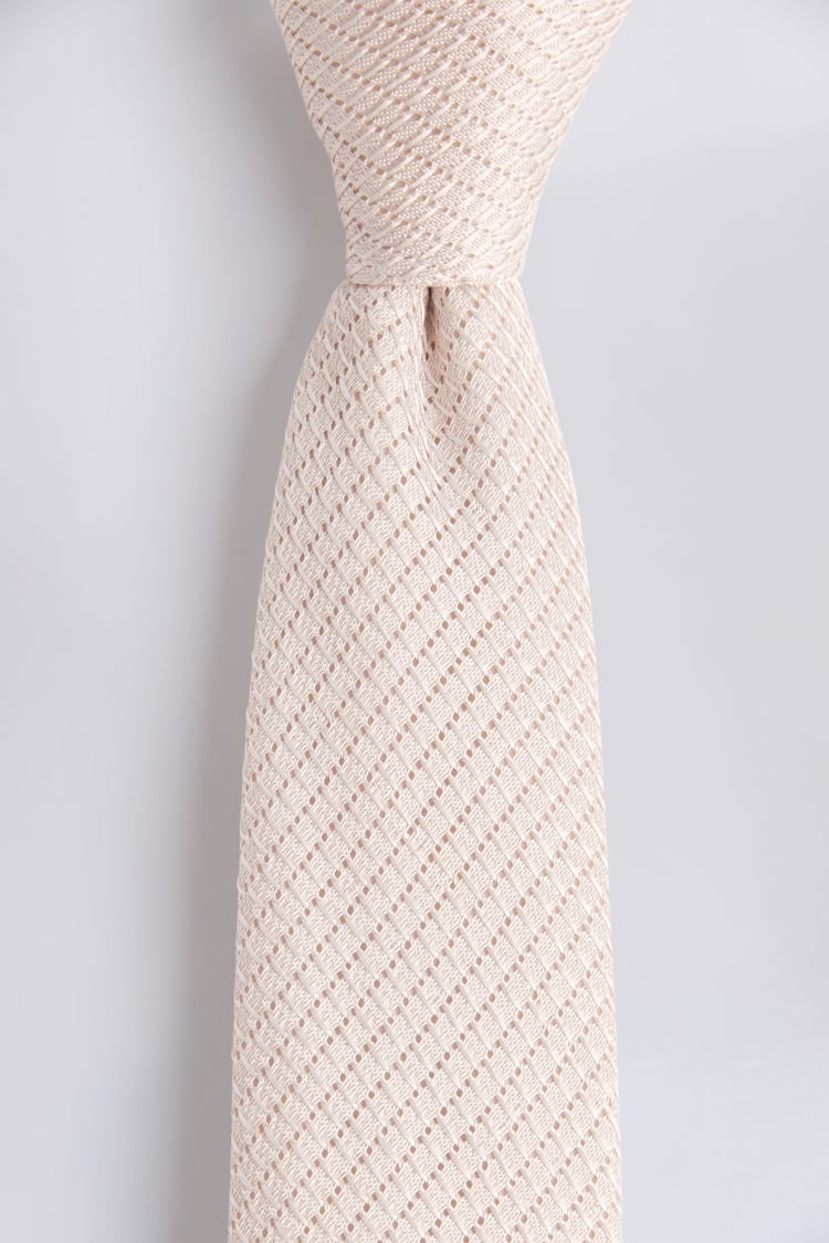 Champagne Grenadine Silk Tie