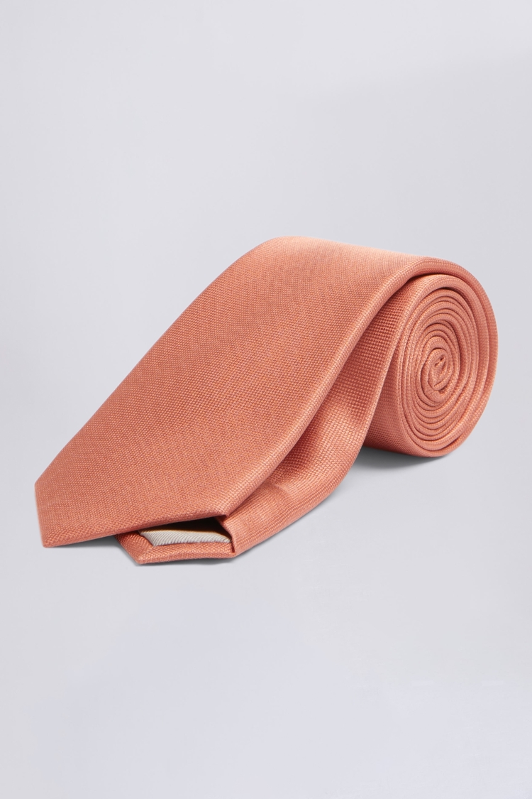 Amber Oxford Silk Tie