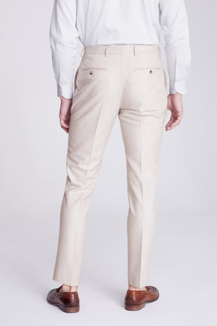 Italian Tailored Fit Light Grey Trousers