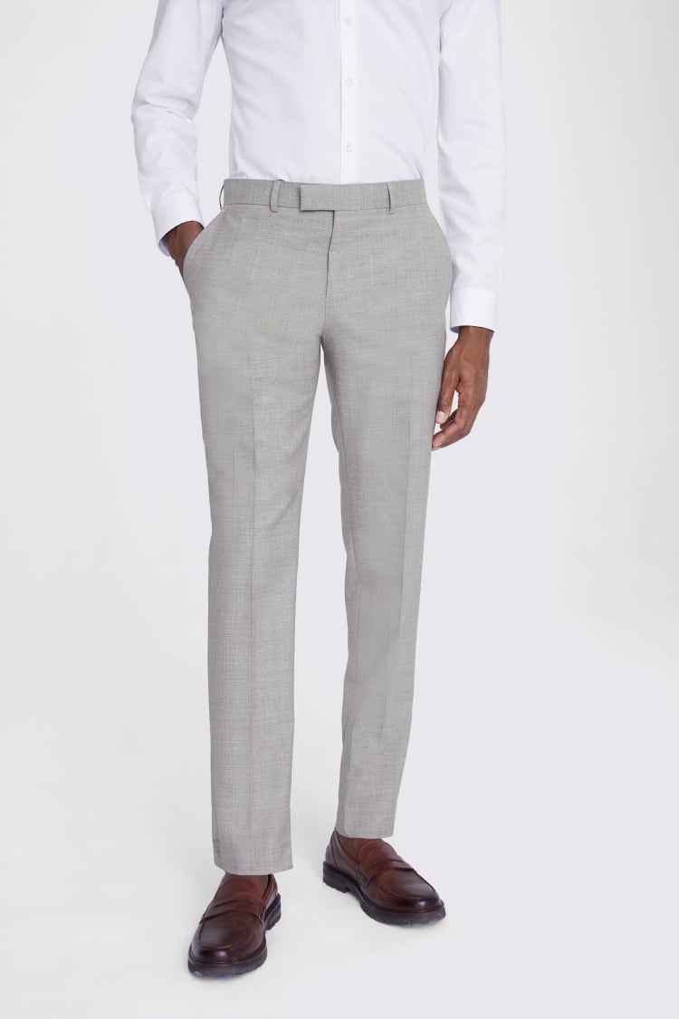 Italian Tailored Fit Neutral Half Lined Pants