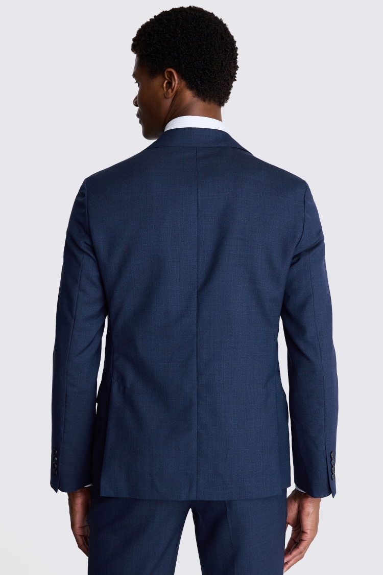 Italian Tailored Fit Blue Half Lined Suit