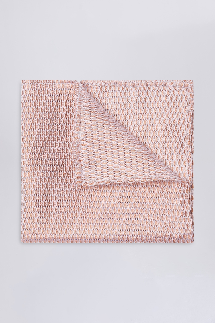 Dusty Pink Grenadine Pocket Square