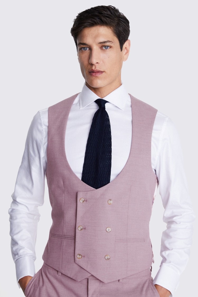 Slim Fit Quartz Pink Suit