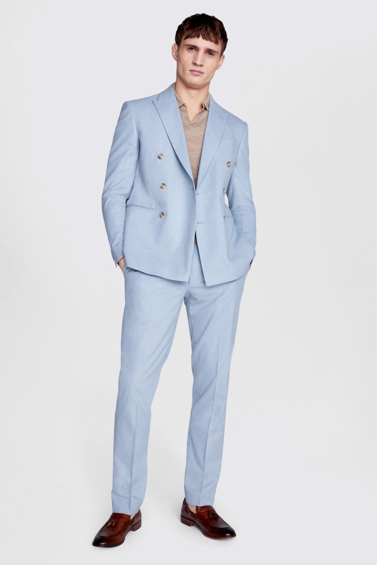 Slim Fit Aqua Suit