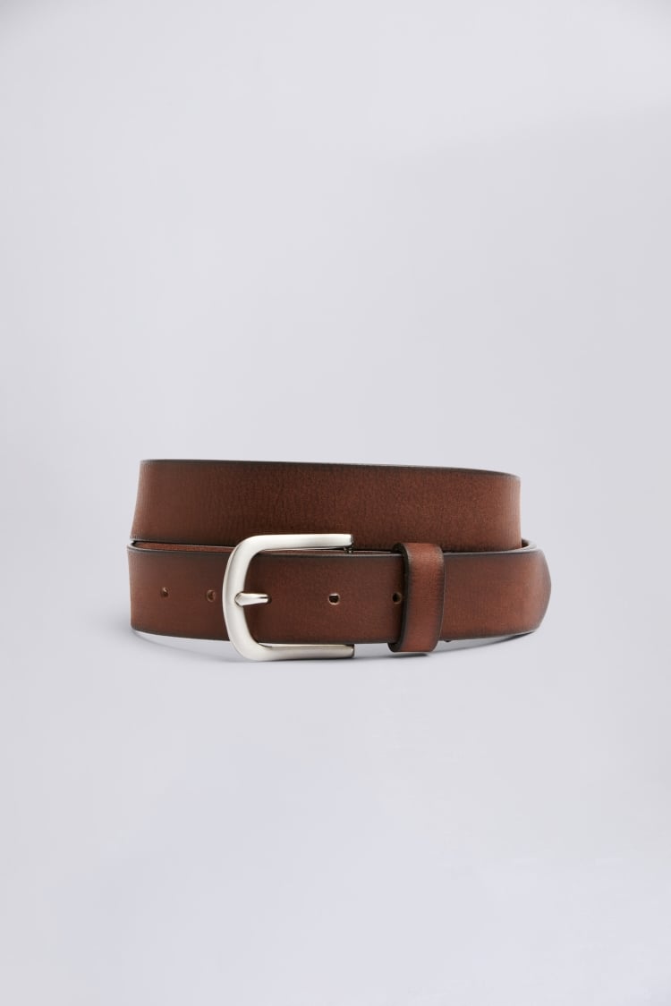 Mens casual leather clearance belt