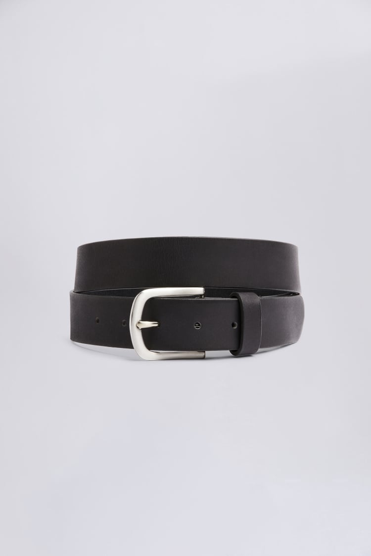 Black leather shop belt online shopping