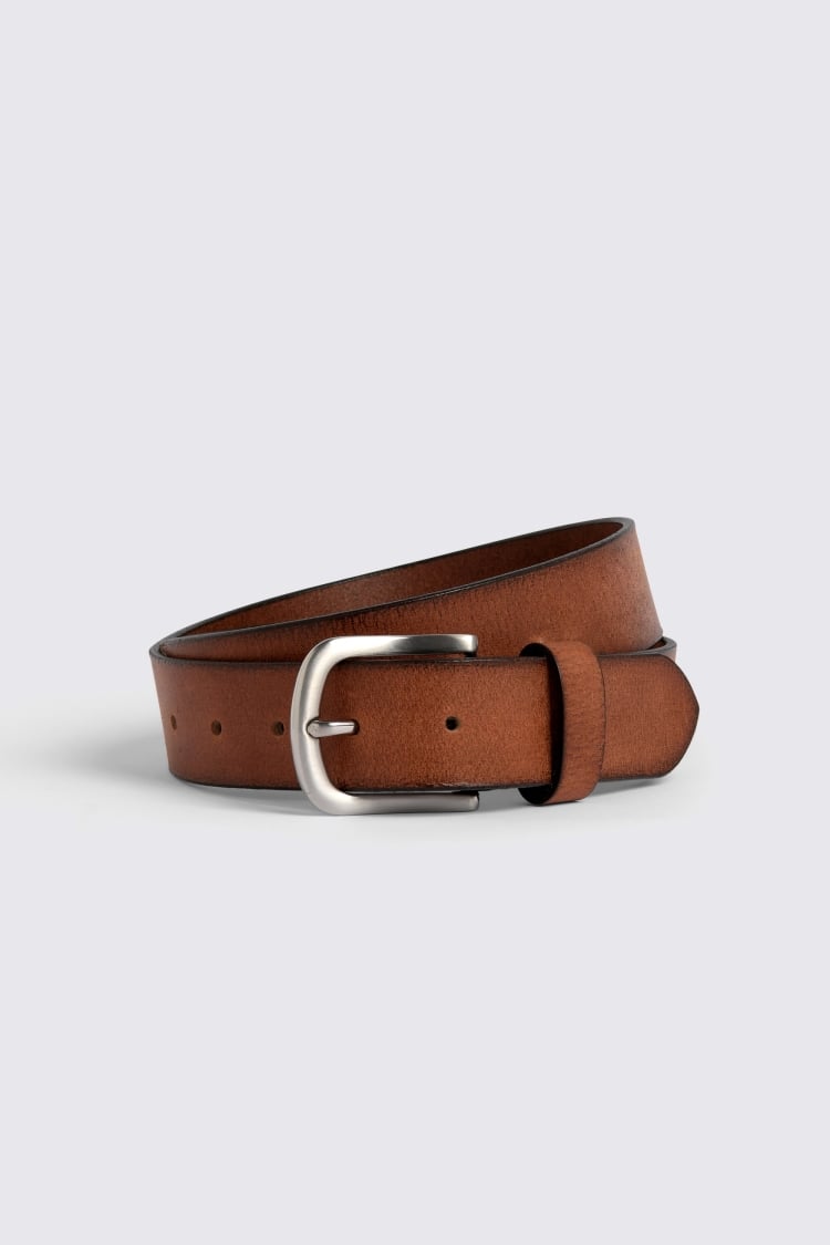 Casual Tan Leather Belt