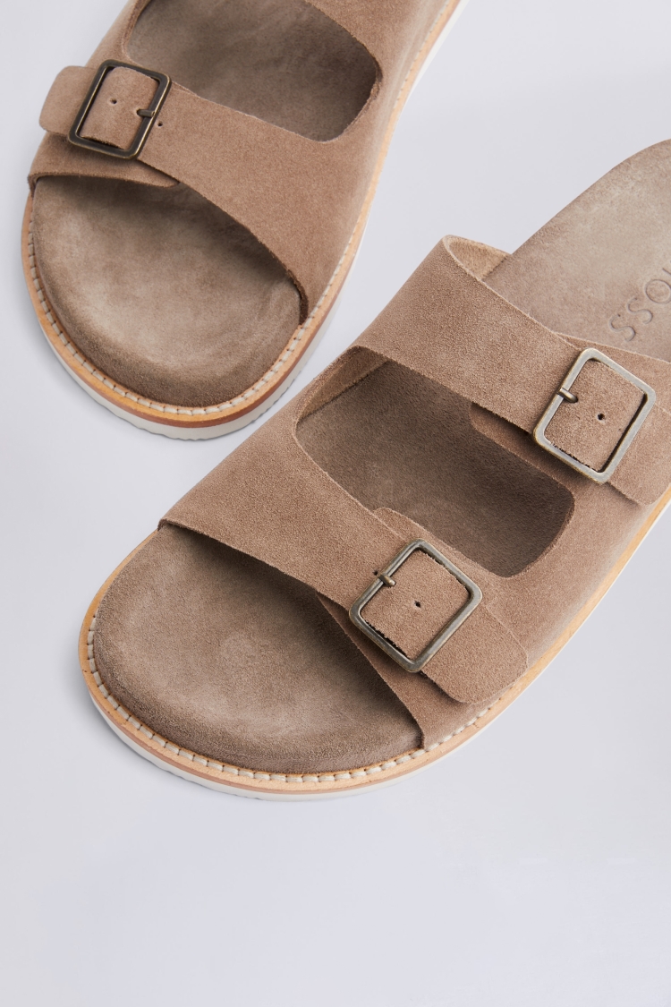Taupe Suede Sandal