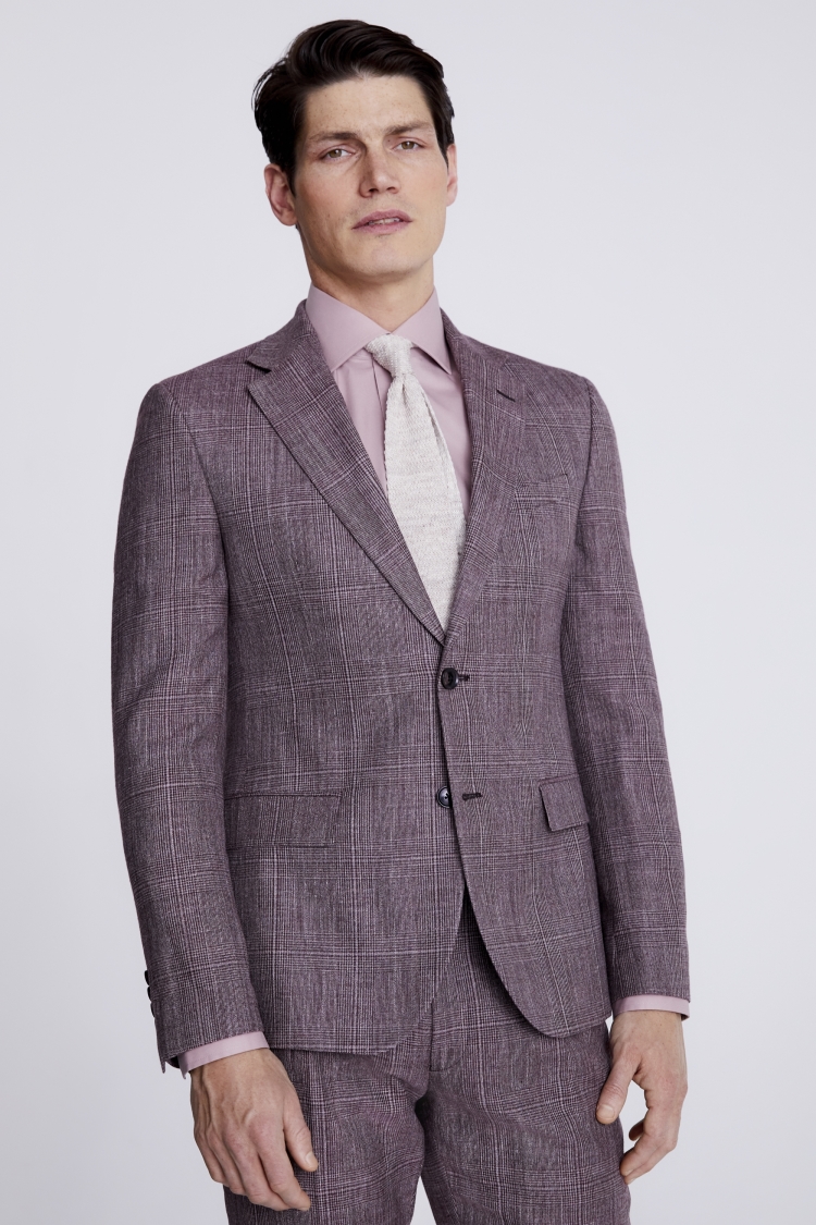 Italian Slim Fit Quartz Check Jacket