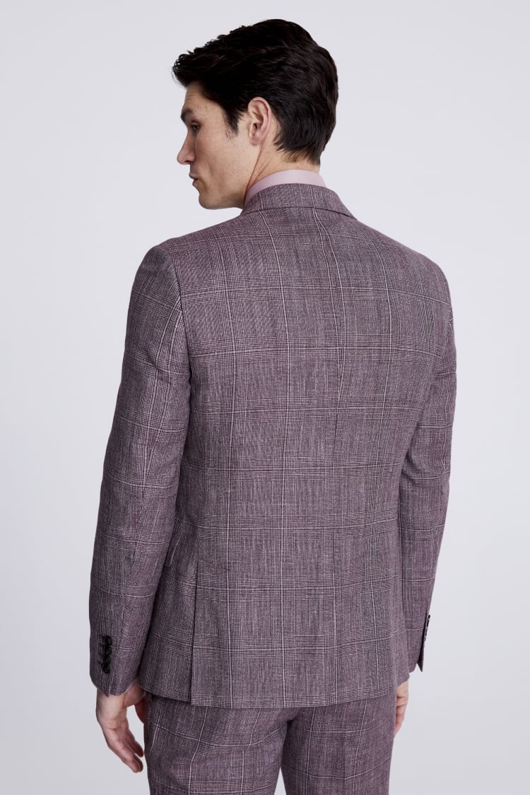 Italian Slim Fit Quartz Check Suit