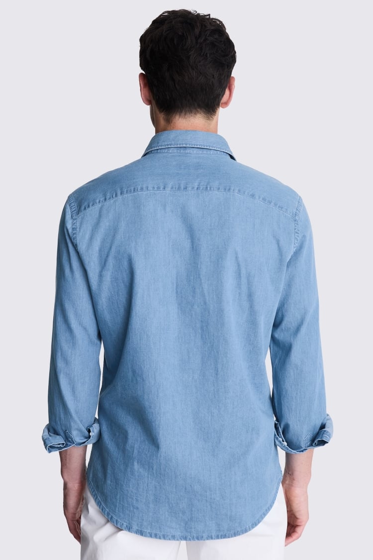 Blue Denim Shirt 