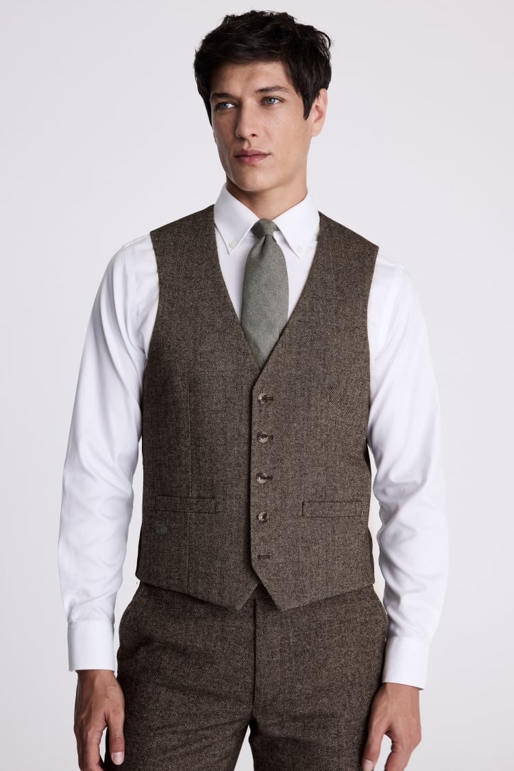 Mens shop tweed waistcoats