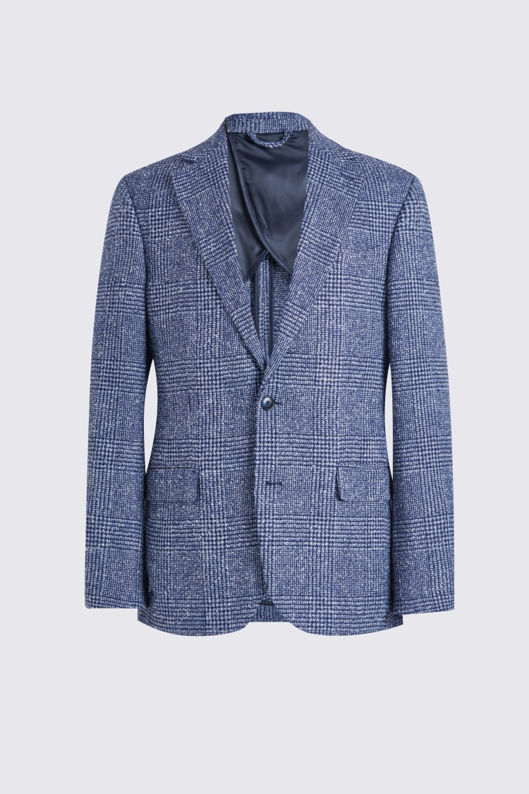 Tailored Fit Bouclé Check Tweed Suit