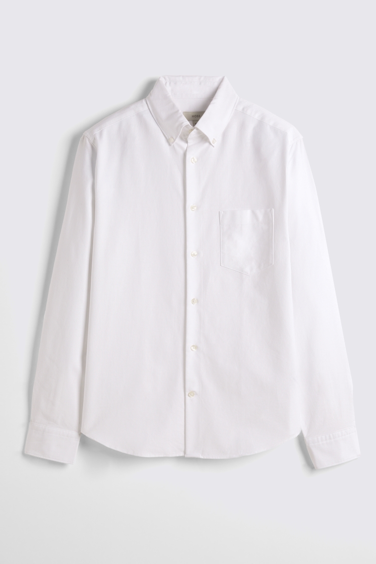White Washed Oxford Shirt
