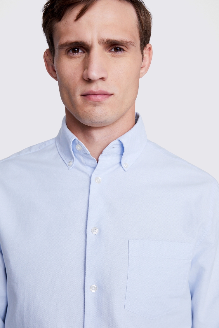 Sky Washed Oxford Shirt | Buy Online at Moss