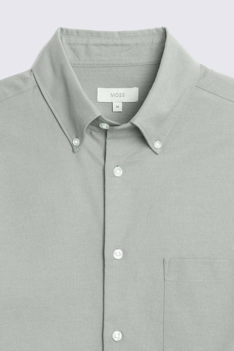 Sage Washed Oxford Shirt