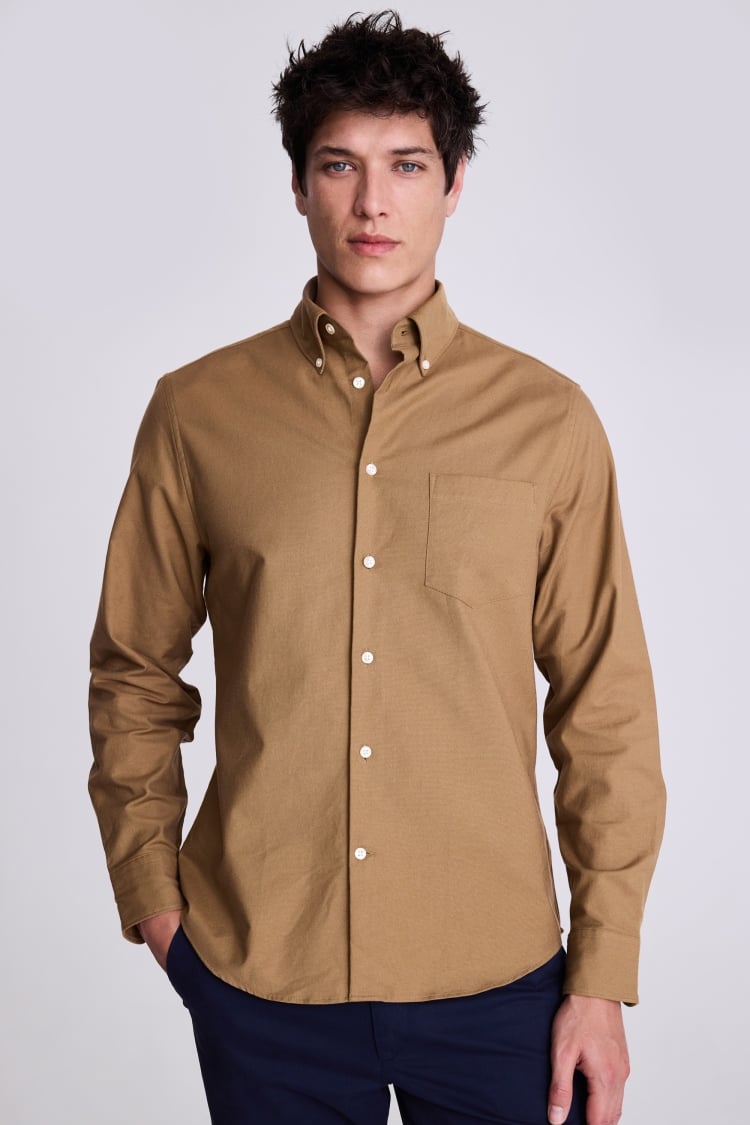 Straw Washed Oxford Shirt