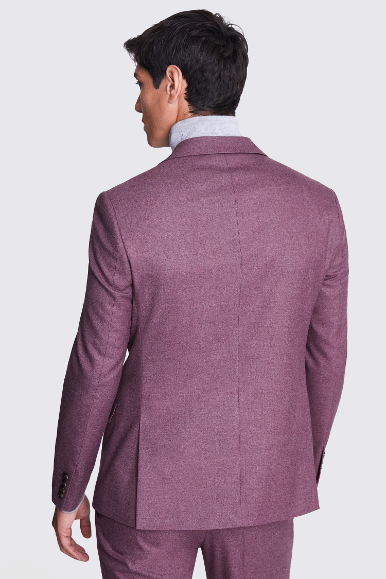 Slim Fit Mulberry Flannel Suit
