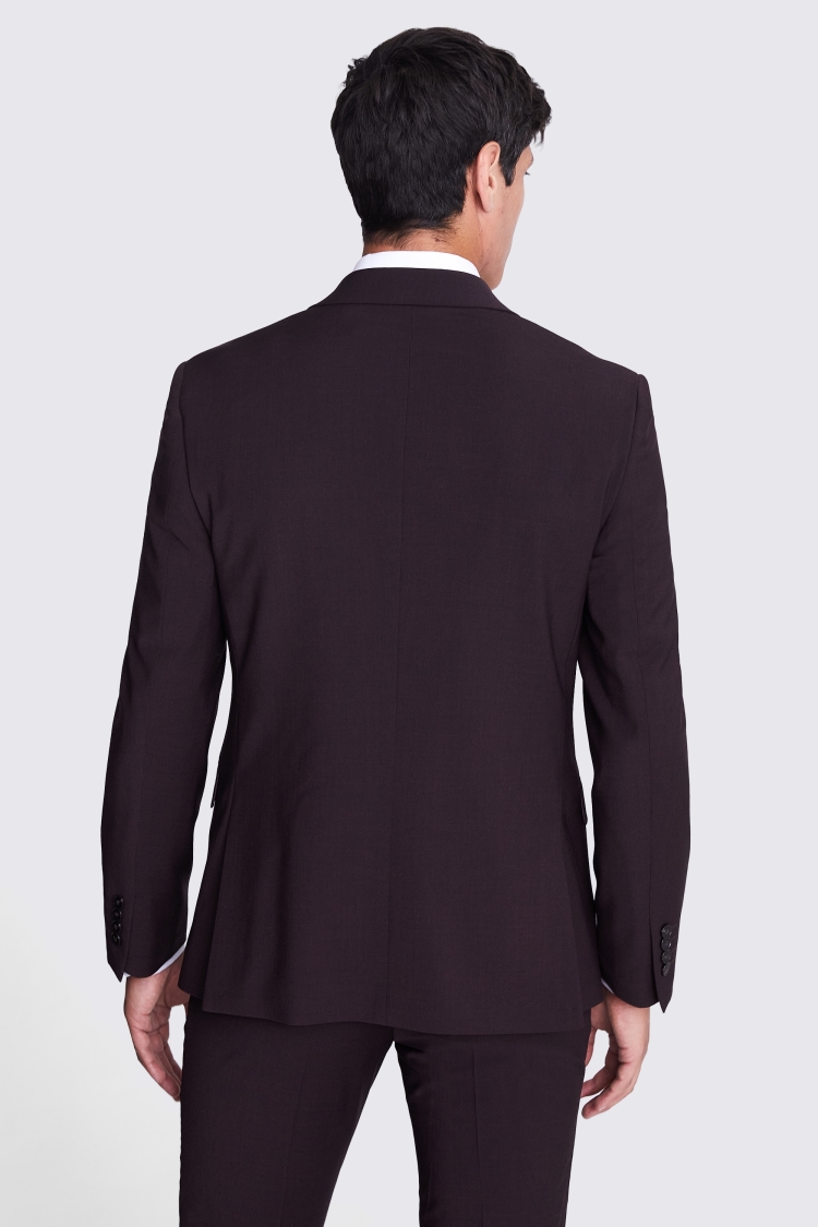 DKNY Slim Fit Claret Suit