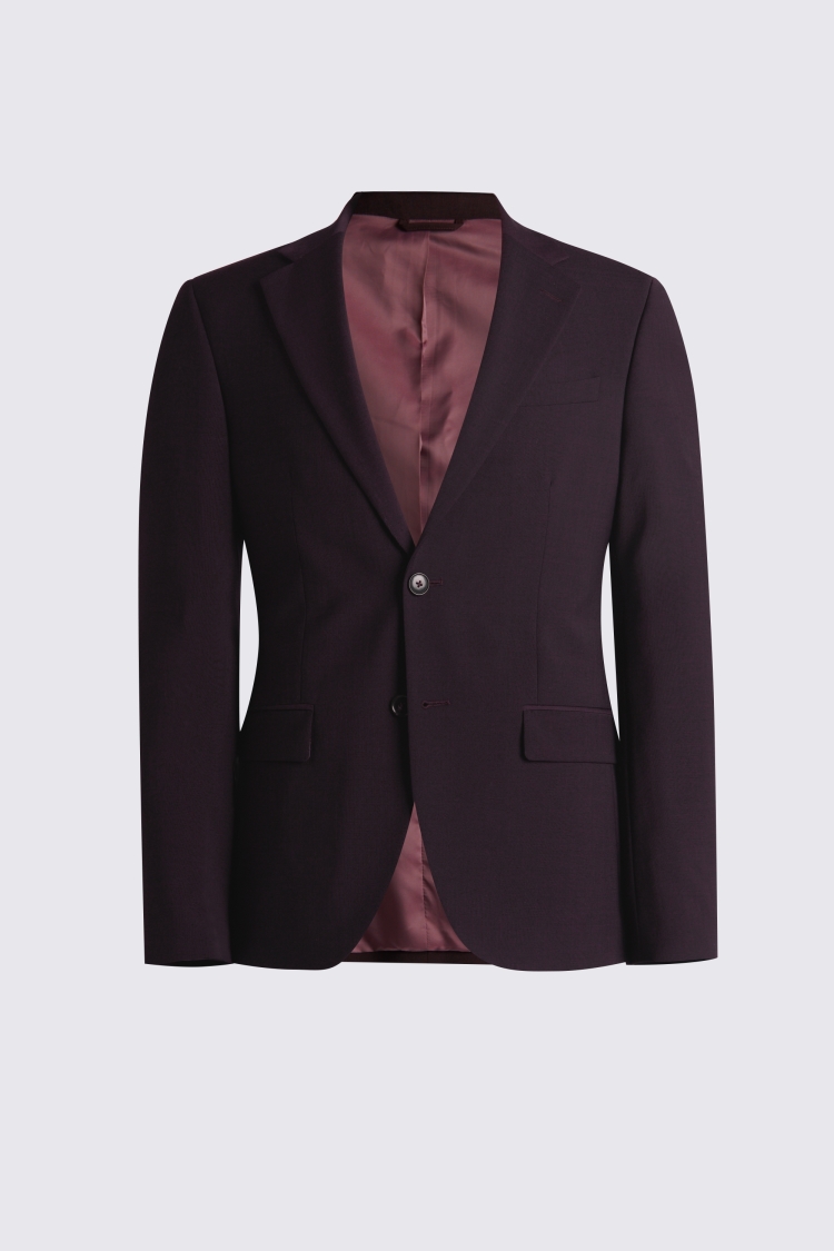 DKNY Slim Fit Claret Suit