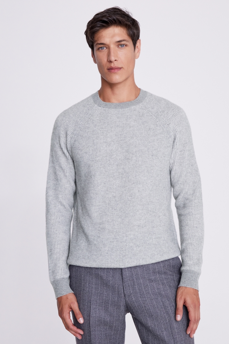 Light grey clearance crew neck