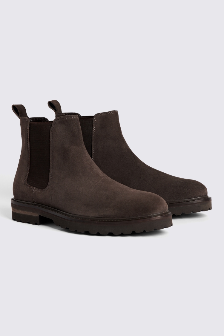 Granite Suede Chelsea Boots