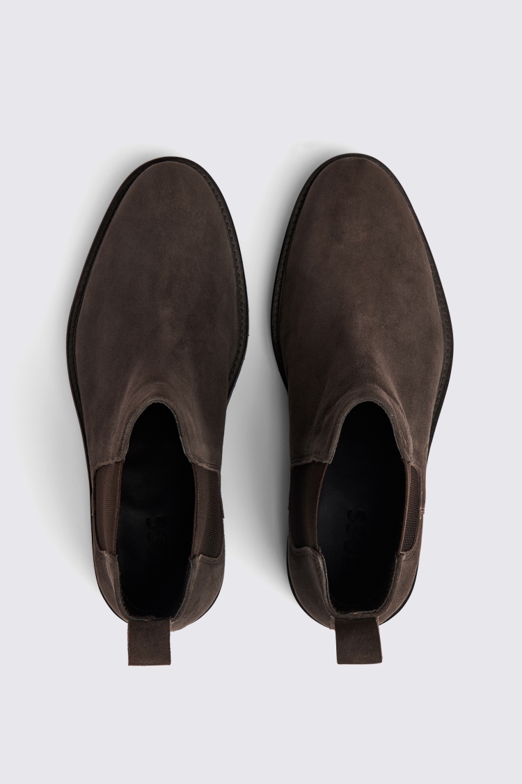 Granite Suede Chelsea Boots