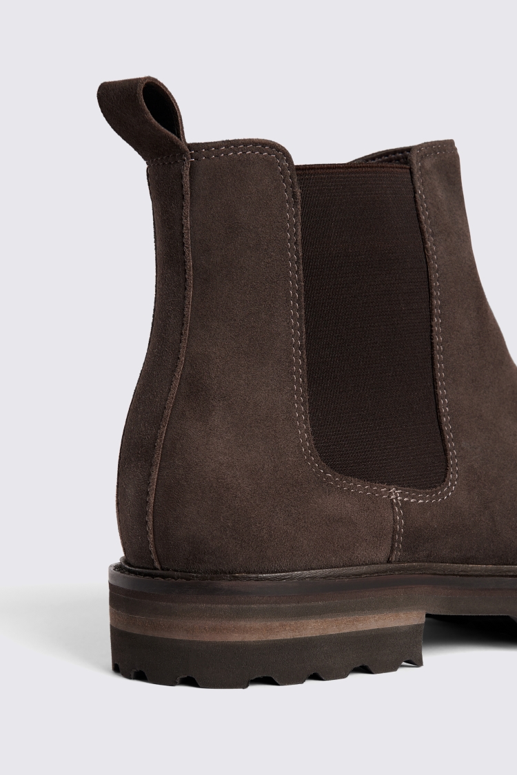 Granite Suede Chelsea Boots