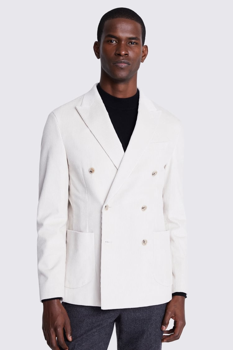 Winter White Corduroy Jacket