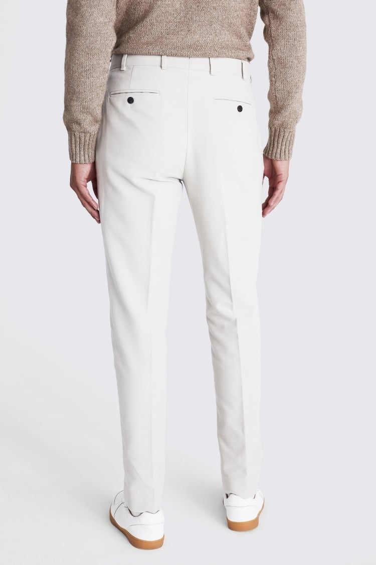 Winter White Moleskin Trousers