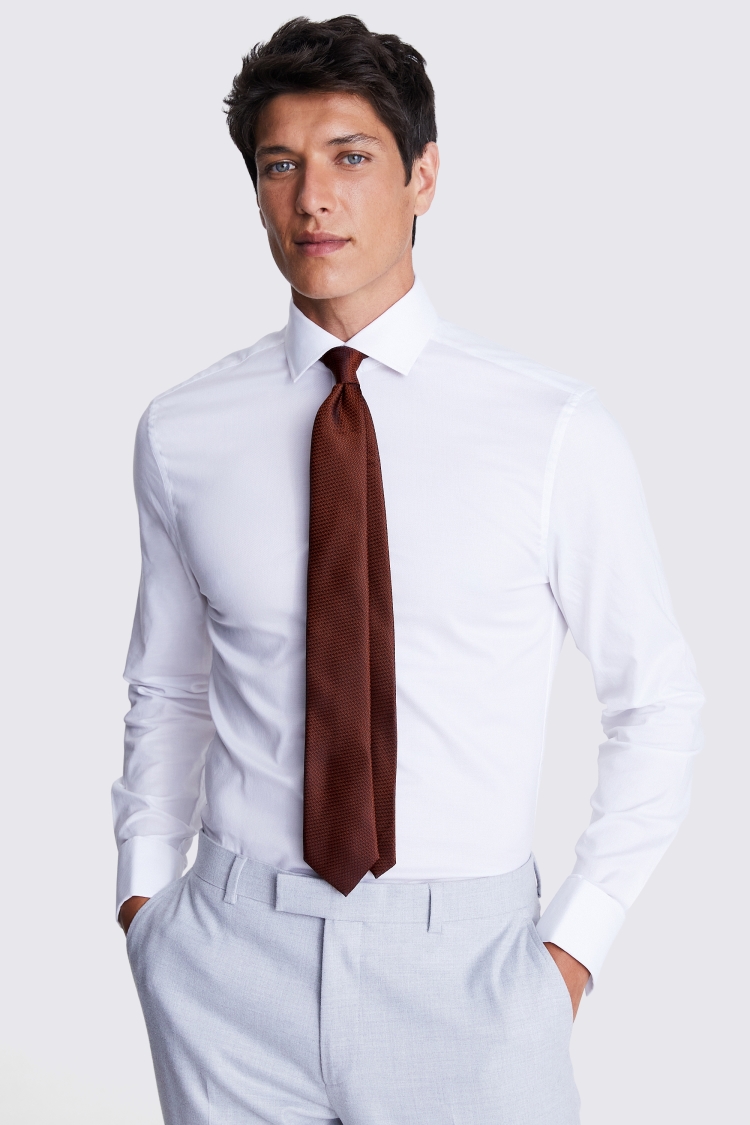 Rust Textured Tie