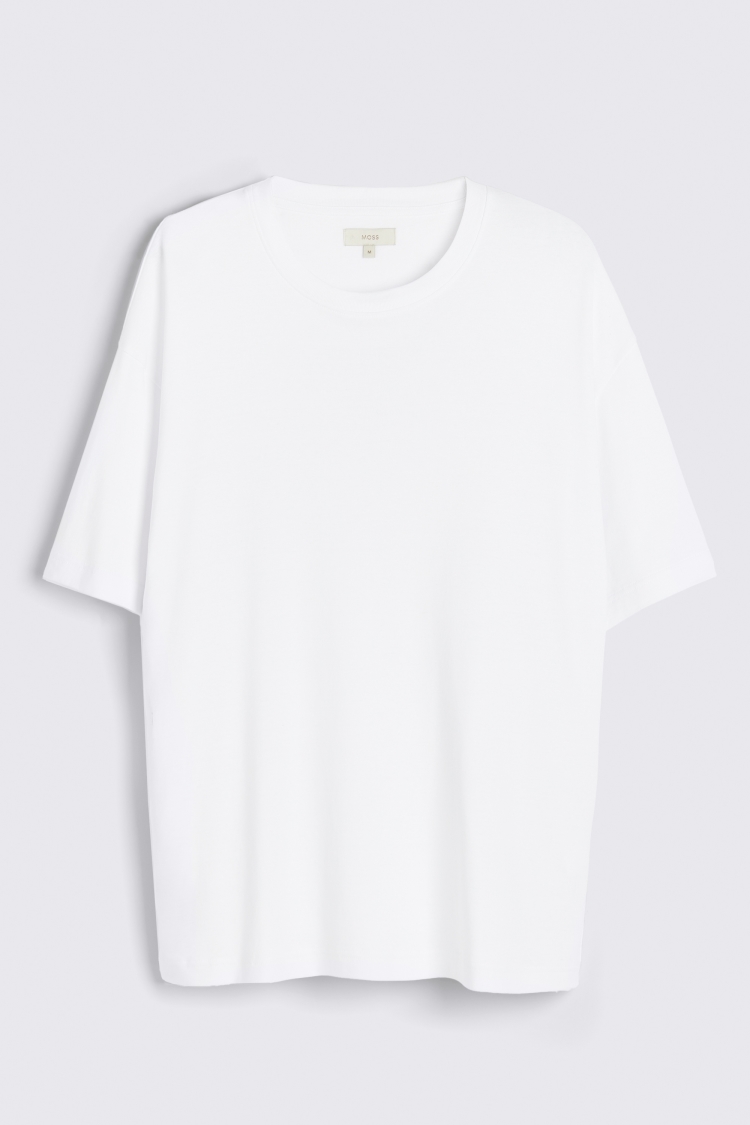 White Heavy Weight Crew-Neck T-Shirt