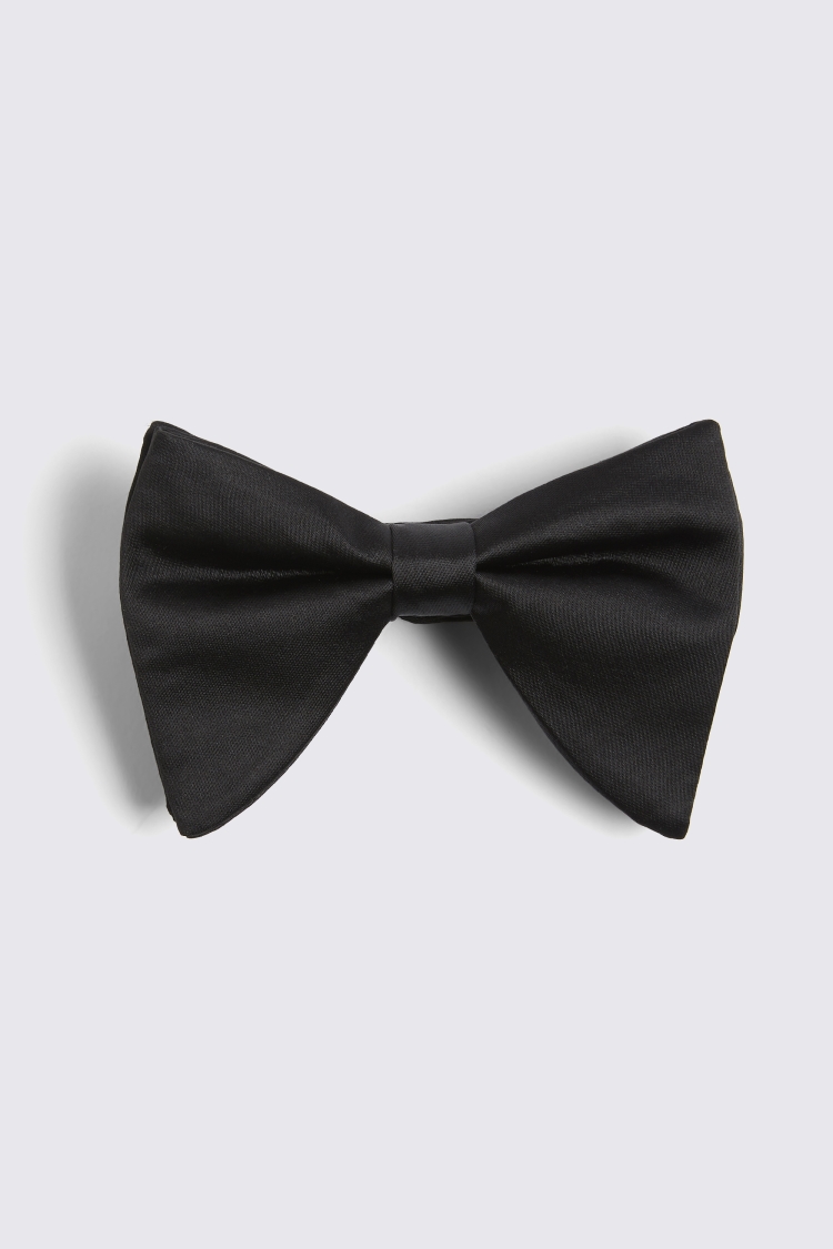 Black Oversized Bow Tie